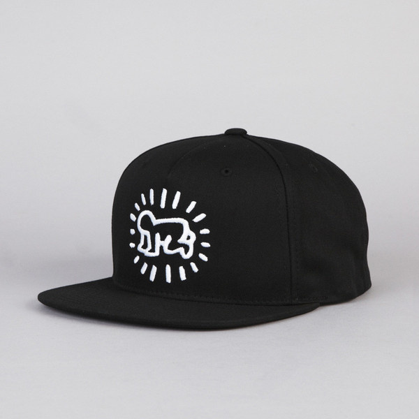 Flatspot Obey Keith Haring Baby Snapback Cap Black #obey #cap #keith #haring