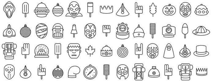 Sagrada família — Fredic Barrera #vector #line #pictogram #icons #picto #illustration #kids