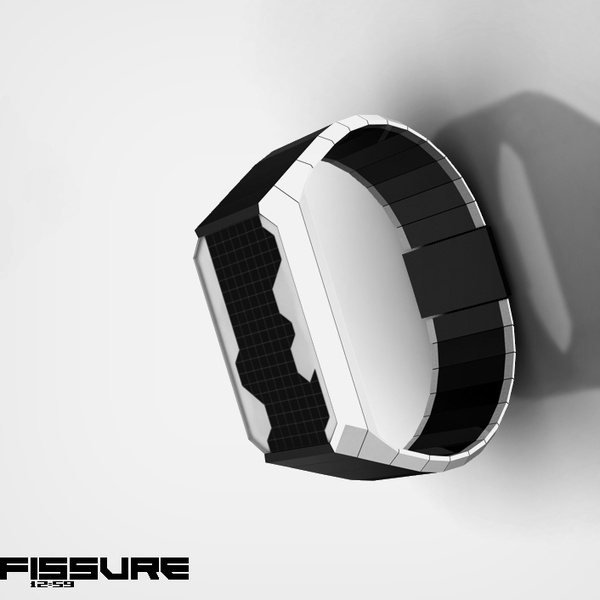 Fissure LCD Watch #tech #amazing #modern #innovation #design #futuristic #gadget #ideas #craft #illustration #industrial #concept #art #cool