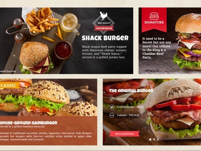 Burger Restaurant PSD Template