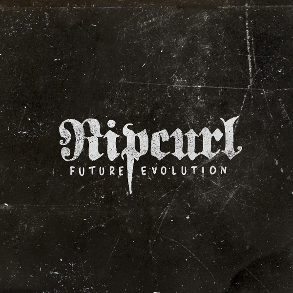 RIPCURL (textile design) 2000 / 2005 on the Behance Network #logotype #design #graphic #drawn #logo #hand #typography