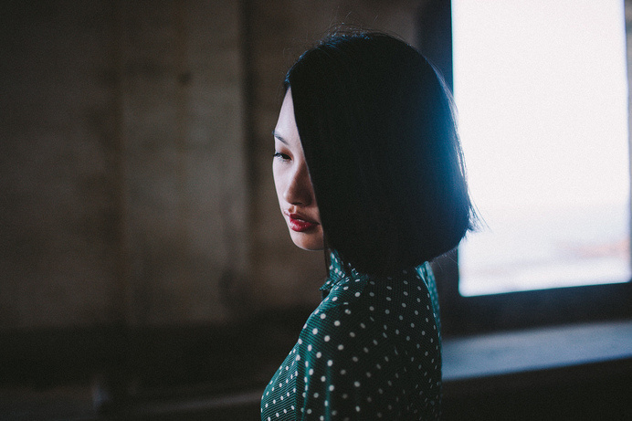 Karsten Liao #photo #asian #dots #hair #portrait