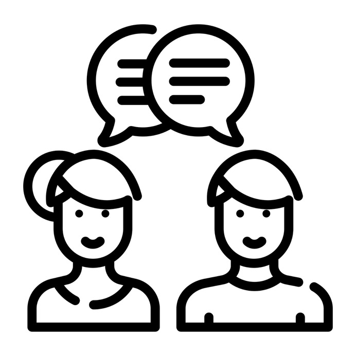 See more icon inspiration related to conversation, chat, support, information, customer service, speech bubble, communications and commerce on Flaticon.