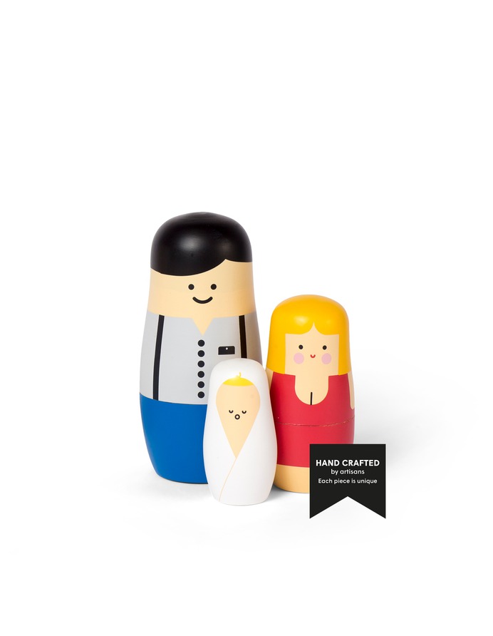 EXPRESSIONS - Family edition - Nesting dolls designed by Benjamin Hansen