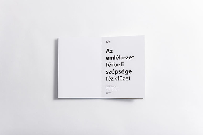 The Spatial Beauty of Memory #print #book #photography #type #grid #layout #spread #typography #minimal