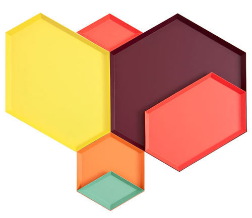 Kaleido Trays by Clara von Zweigbergk for HAY #trays #color