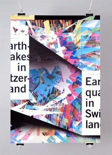 Earthquakes « FEIXEN: Design by Felix Pfäffli #design #graphic #poster #typography