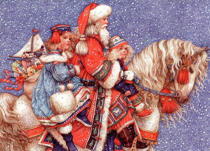 christmas paint by number & step by step easy christmas paintings #painting