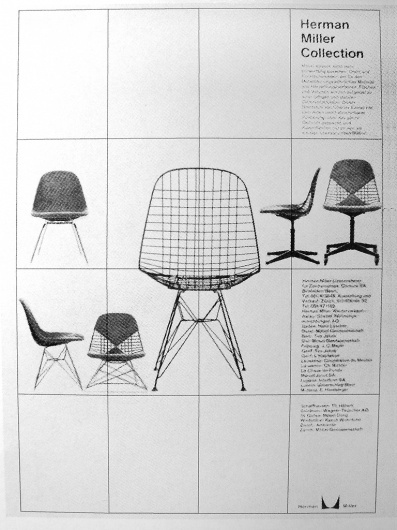 Más tamaños | Herman Miller ad | Flickr: ¡Intercambio de fotos! #miller #chair #design #graphic #grid #poster #herman