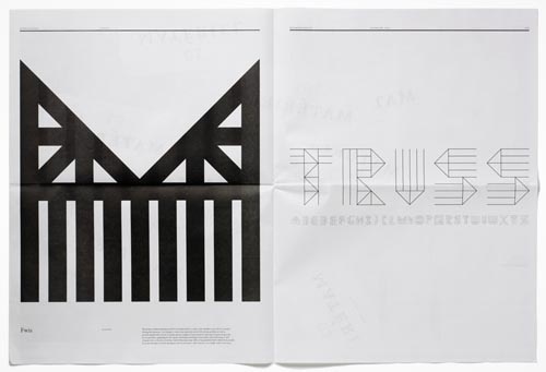 ahnini, szakall:rgrjnr: Matériel Magazine No. 1 ++ #design #graphic