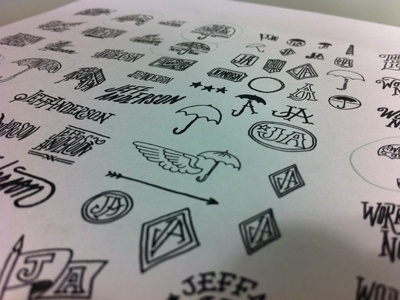 Dribbble - Anderson by Brandon Rike #doodles #logos