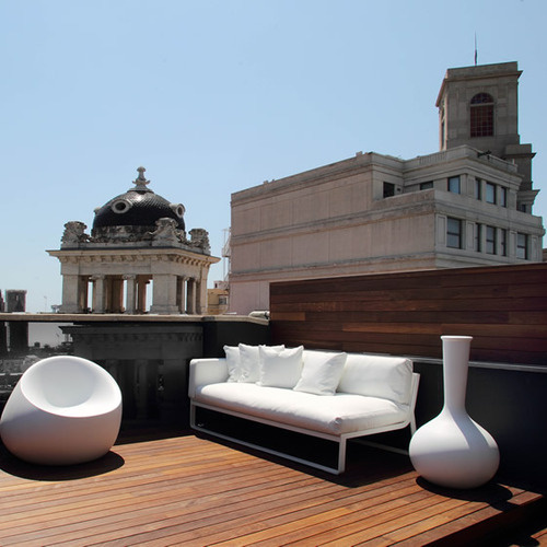 CJWHO ™ (Room Mate Pau Hotel Roof Top, Barcelona) #spain #design #interiors #landscape #wood #photography #architecture #barcelona #luxury