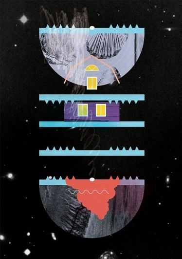 Twin Peaks Inspired Illustrations of Holly Wales | Ape on the Moon: Contemporary Visual Arts #geometry #peaks #holly #twin #wales