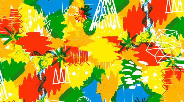 Badlands™ 2012 collection / Prints for Teelocker on Behance #bosque #pattern #bright #summer