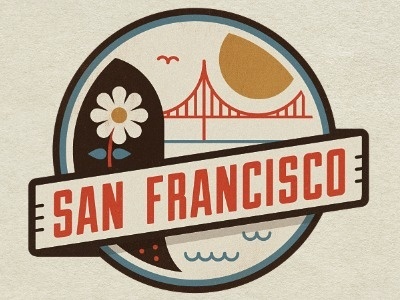 San Francisco #logo #up #lock