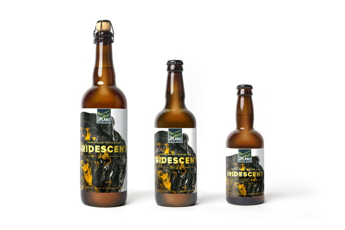 Upland Sour Ales: Iridescent packaging