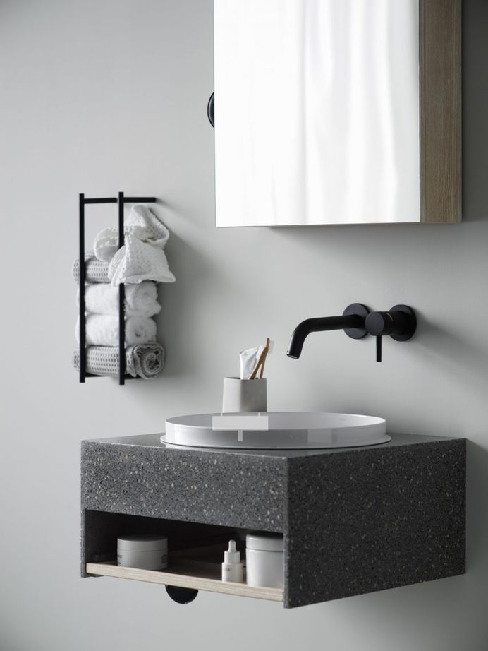 Note Design Studio create compact bathroom furniture for Lagom