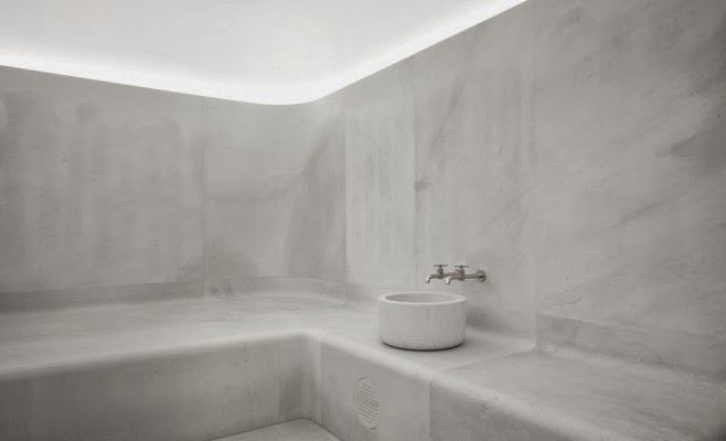 simplicity love: Akasha Holistic Wellbeing Centre, Cafe Royal, London | David Chipperfield Architects #spa #bath