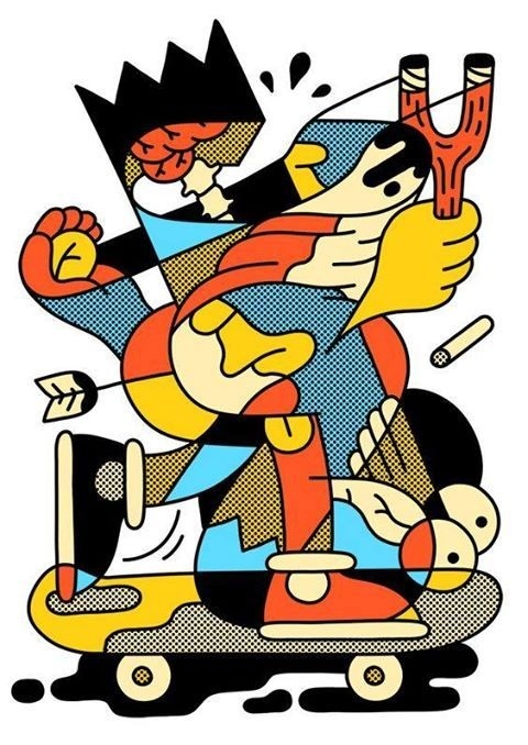 Simon Landrein #simpson #illustration