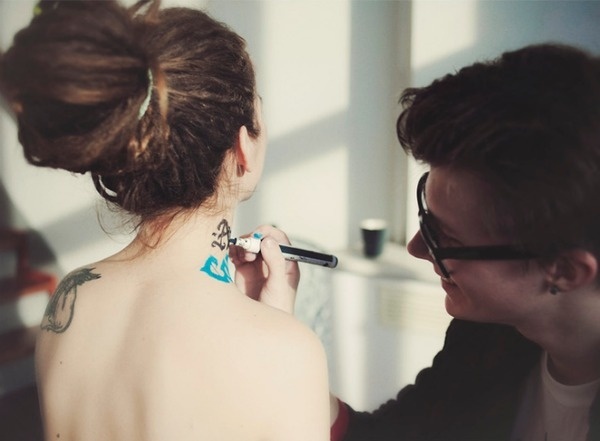 Calligraphy on Girls #calligraphy #girls #typography