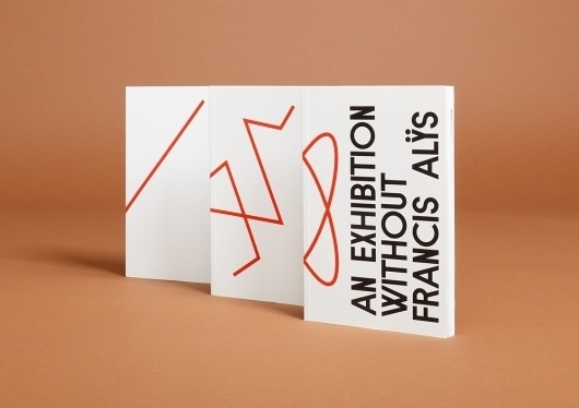 Felix Weigand - I'm not Here. An Exhibition Without Francis Alys, Exhibition identity and publication for curatorial programme of art gallery de Ap #design #idenity
