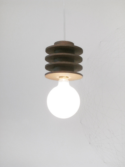 Otto Pendant Light by Kahokia Design, Brooklyn, NY #lamp #oak #ny #pendant #otto #design #wood #kahokia #nyc #york #lighting #light #brooklyn #new