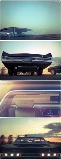 1970 Plymouth Fury on Digital Art Served #muscle #chrysler #fury #plymouth #behance #retrospective #car #1970