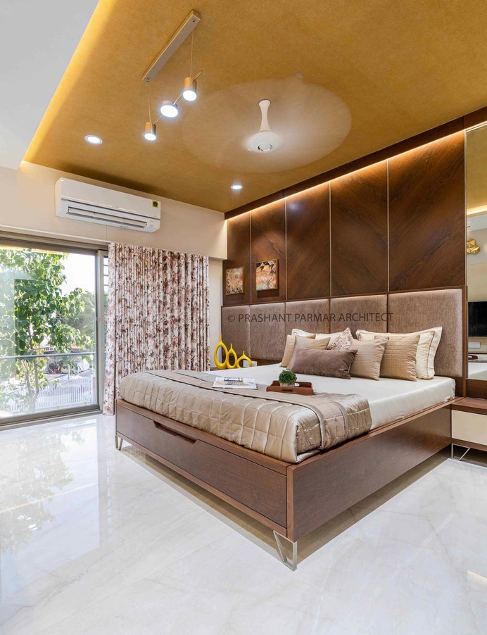 bedroom, Prashant Parmar Architect
