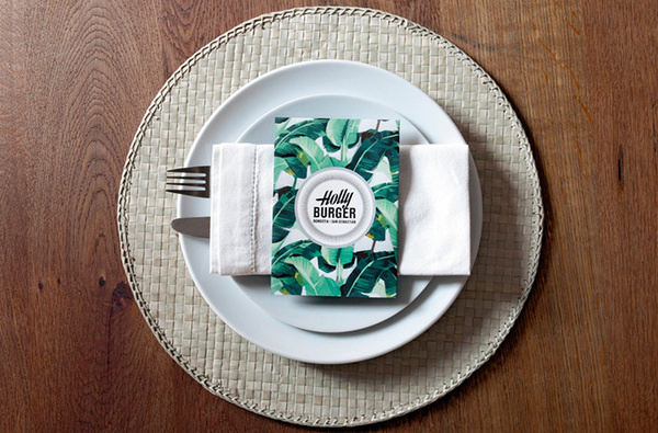 Holly Burger #spain #menu #identity #restaurant
