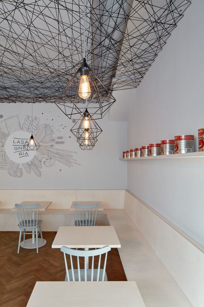 Mars.s Architects Designed the Interior of Prague´s Lasagneria Bistro 9