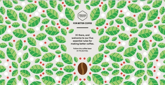 for better coffee #website #illustration