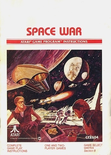 Atari - Space War | Flickr - Photo Sharing! #games #video #illustration #manual #booklet
