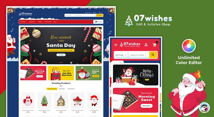 #07Wishes - #Gift & #Articles Shop - #Prestashop #Responsive #Theme #eCommerce #Website #Design #Template