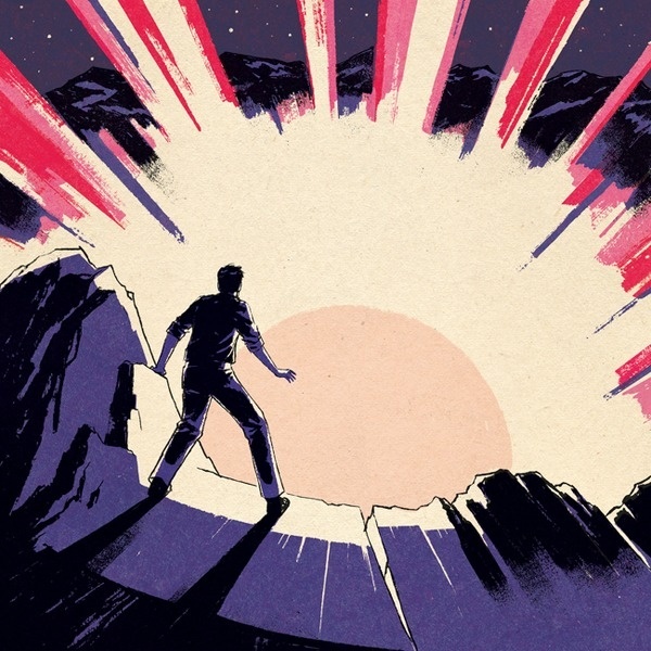 Thirteen Senses / Crystal Sounds â™« #narrative #sun #handdrawn #blast #illustration #figure #action