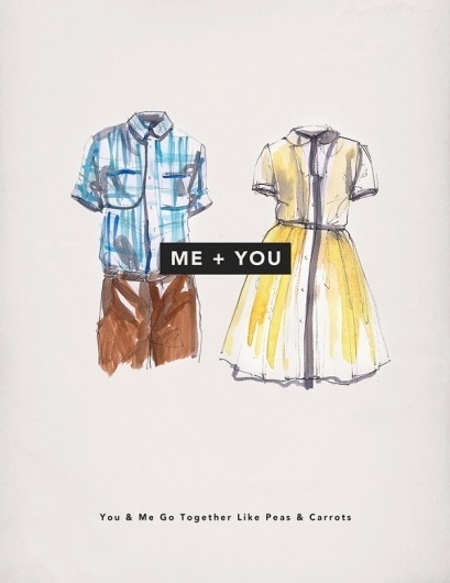 Me + You: Valentine's Day Cards » Everyguyed – Men's Fashion Advice and Style Tips #illustration