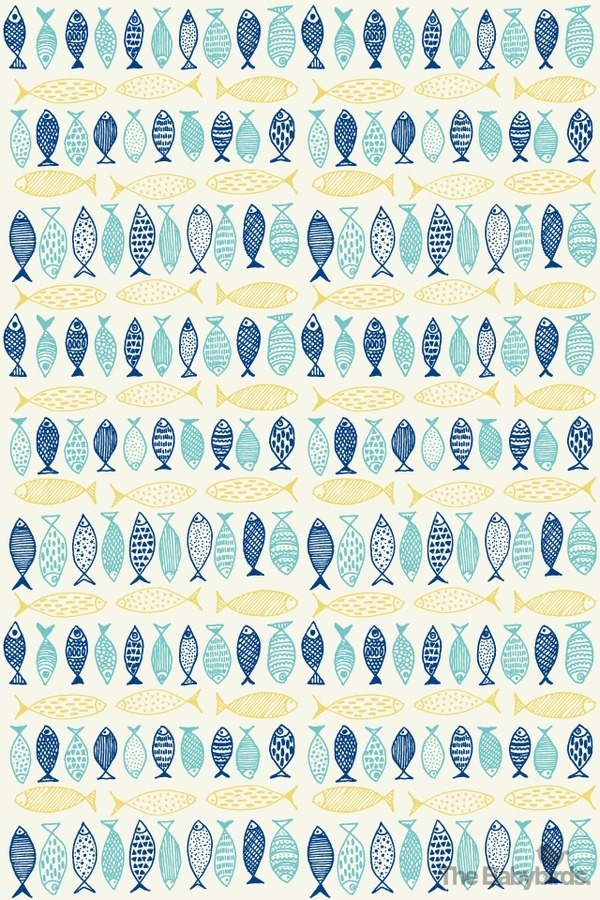 fishwall #print #fish #retro #animal #patterns