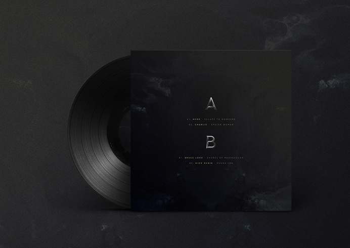 #vinyl #texture #marble #typography
