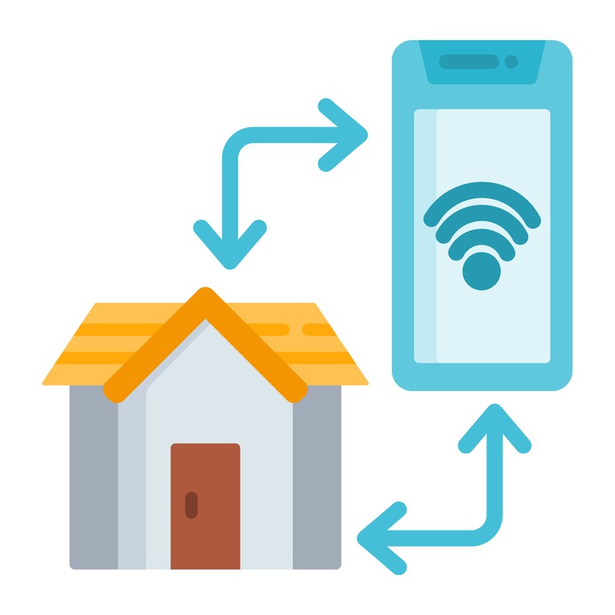 See more icon inspiration related to smart, home automation, smart home, real estate, electronics, mobile phone, buildings, home, smartphone, cellphone and technology on Flaticon.