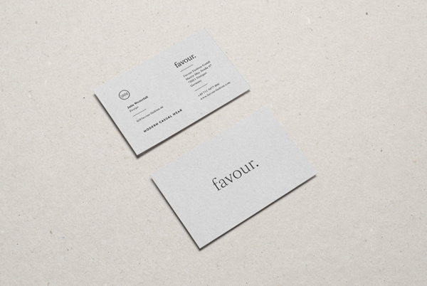 Favour Brand on Behance #identity
