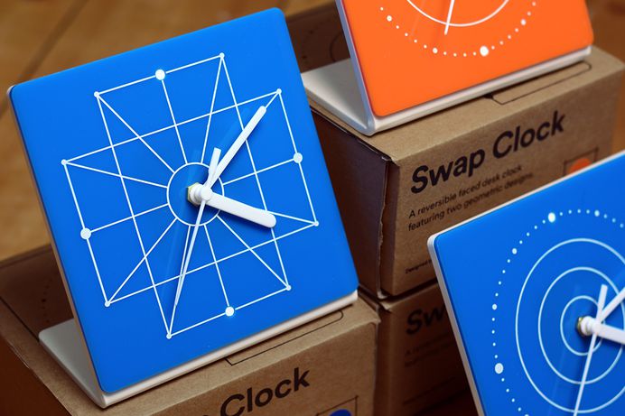 Swap Clock designed by Will Mower #clock #modern #decor