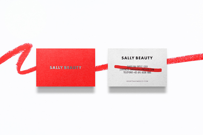 Sally Beauty branding cosmetics design anagrama mexico mindsparkle mag fashion style red beauty lipstick women fashion corporate desidner le