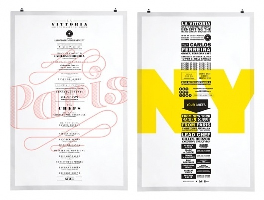 Paris - New York 2011 | La Vittoria | Work | lg2boutique #design #graphic #poster #typography