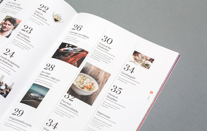 contents, index, layout, editorial