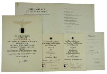 Document group of a Lieutenant of the 13./ Infantry-Regiment 279.