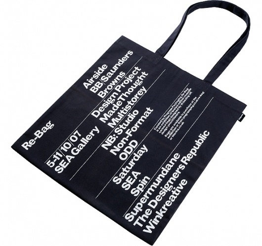 Promotional canvas show bag / Progress Packaging #bag #typography