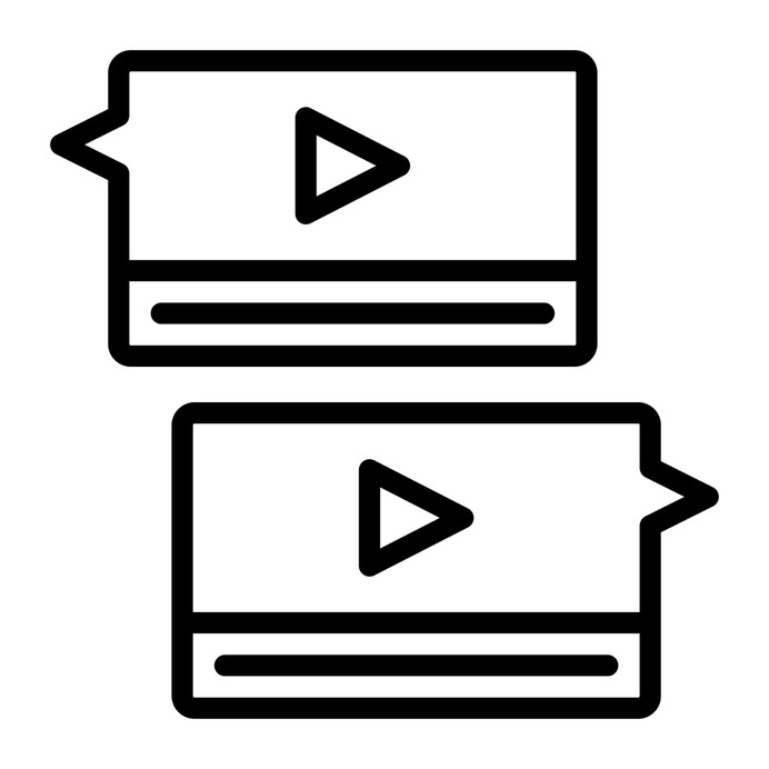 See more icon inspiration related to talk, chat, social, conversation, speech bubbles and multimedia on Flaticon.
