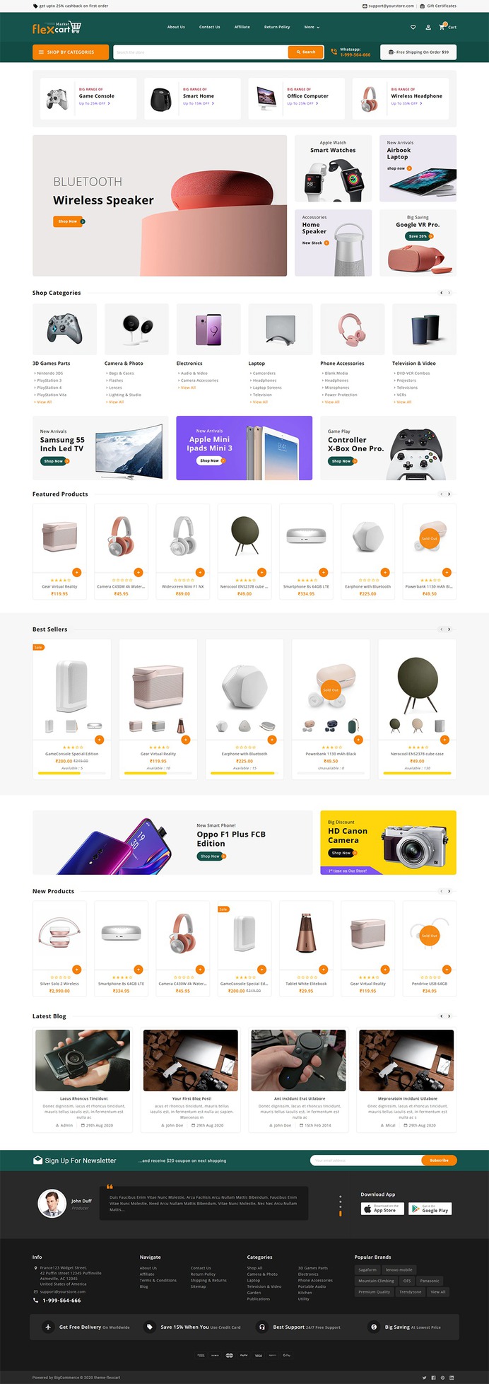 Flex Cart - Stencil BigCommerce Multi-Purpose Responsive Theme | TemplateTrip