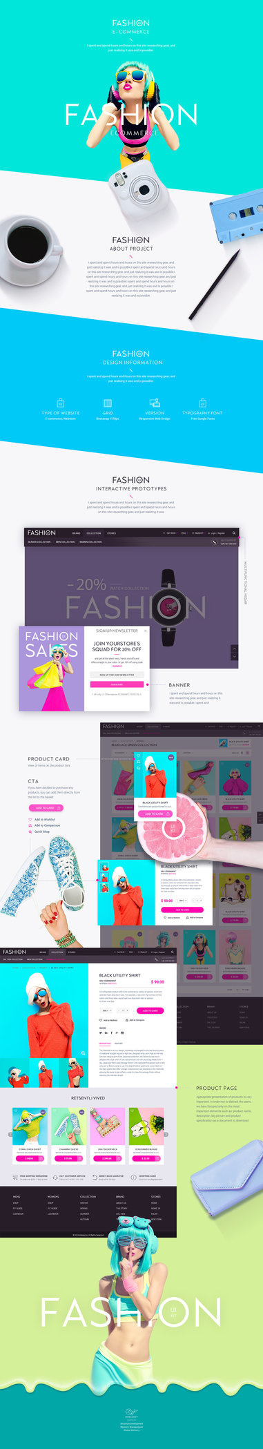 One of our latest eCommerce site design from https://mobilunity.com/portfolio/fashion-ecommerce-website/