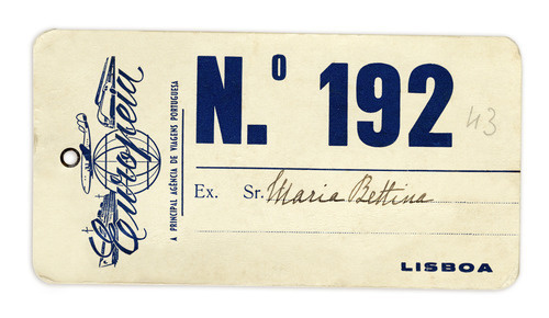 hueandsaturation:nnLuggage label from Europeia - the main Portuguese travel agency. 1940s. #http #prettyclevertumblrcom