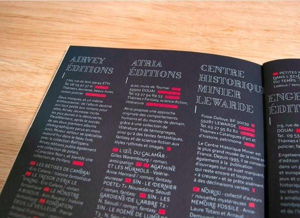 LES ÉDITEURS DU NORD #font #layout #editorial